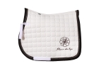 SADDLE PAD CLASSIC PREMIUM WHITE BROWN 