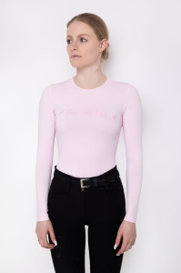 Rose  basic różowa koszulka treningowa damska   