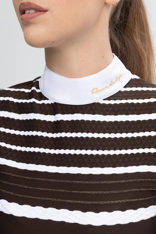 Hazel - camiseta de competición de equitación choco