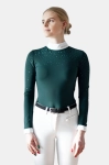 Holly camiseta concurso ecuestre verde