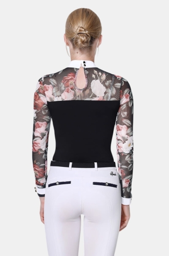 cindy  koszula konkursowa jeżdziecka damska z kryształkami