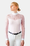 Cristall - camiseta de competición de equitación rosa