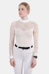 Cristall  Camiseta de concurso ecuestre  crema