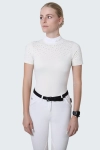 Koszula konkursowa jeździecka kremowa Holly short