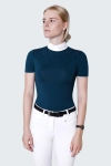 Koszula konkursowa jeździecka zielona Holly short