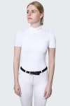 Koszula konkursowa jeździecka biała Holly short