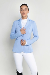 Glitter Show Jacket błękitny frak jeździecki damski  