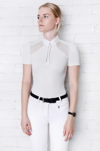 Koszula konkursowa jeździecka kremowa Poppy short