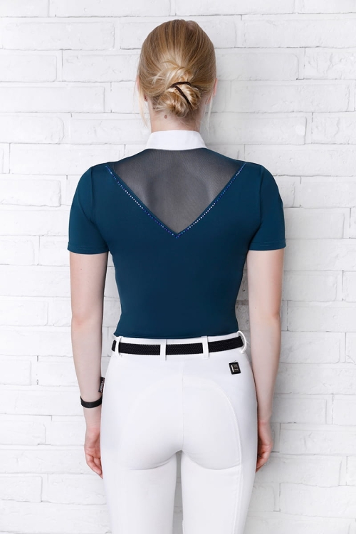 Poppy Shirt short emerald green